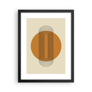 Plakat i sort ramme - Den perfekte plan - 30x40 cm