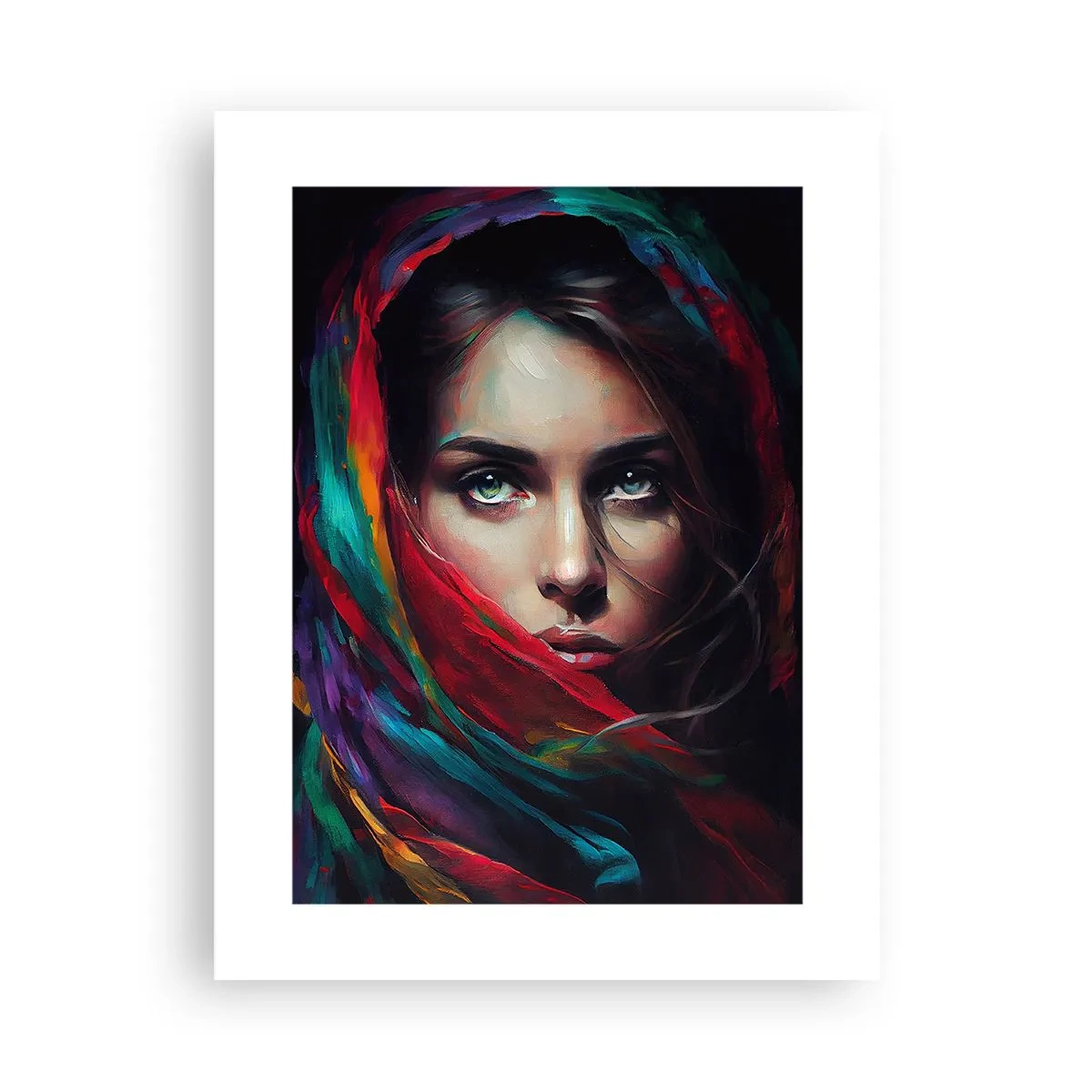 Plakat - Mysterium med grønne øjne - 30x40 cm