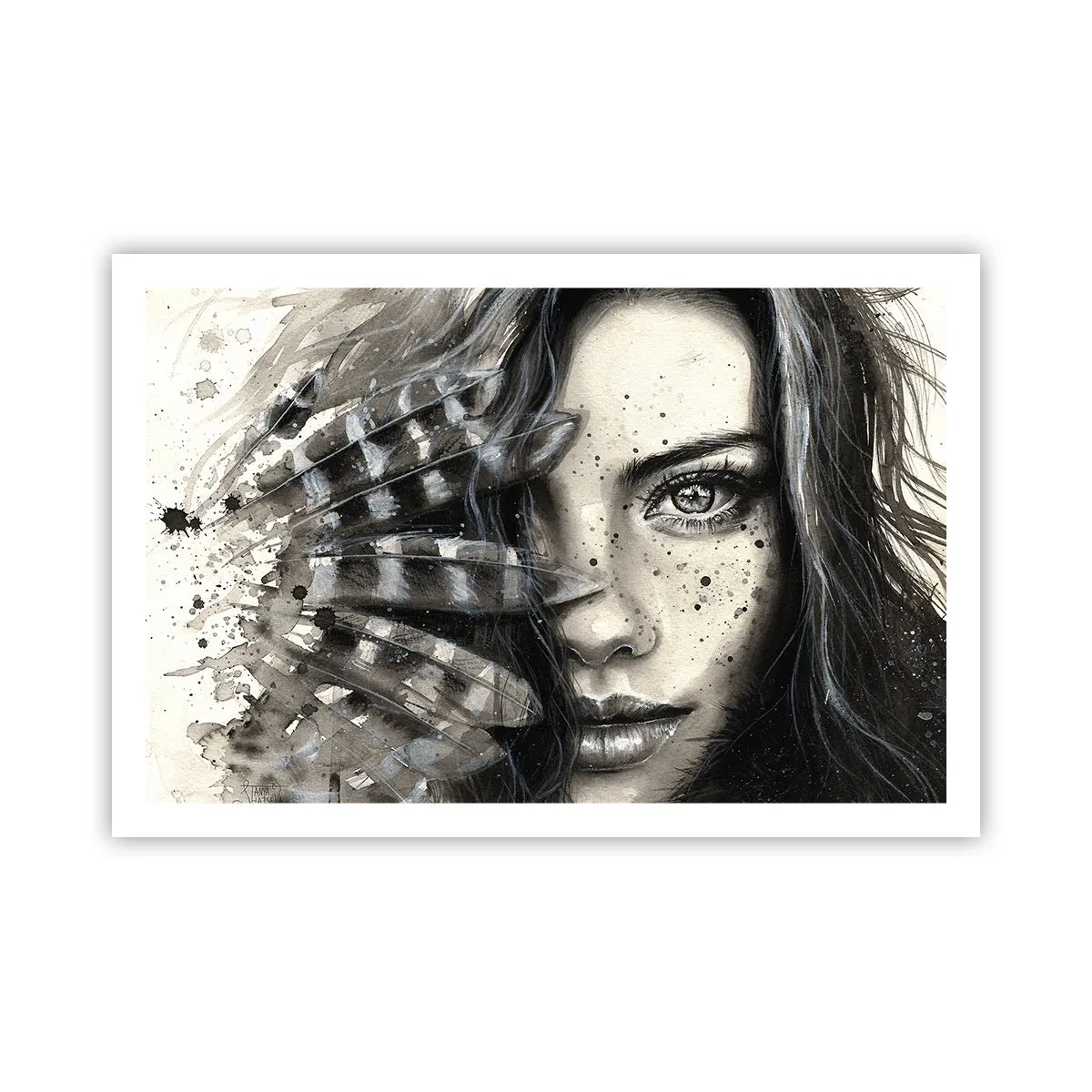 Plakat - Vild skønhed - 91x61 cm