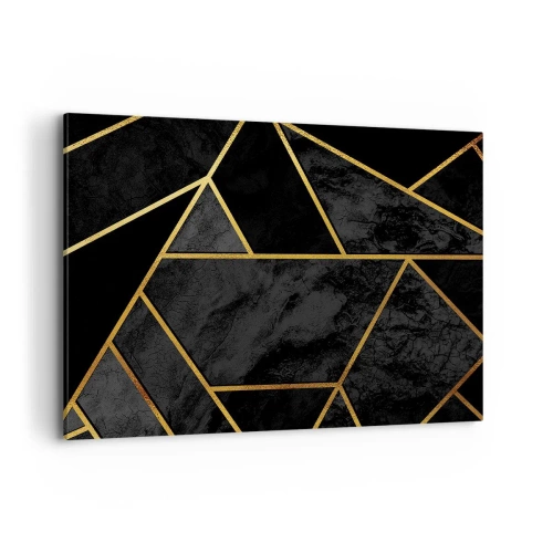 Lærredstryk - Billede på lærred - Mørke og lys - 100x70 cm