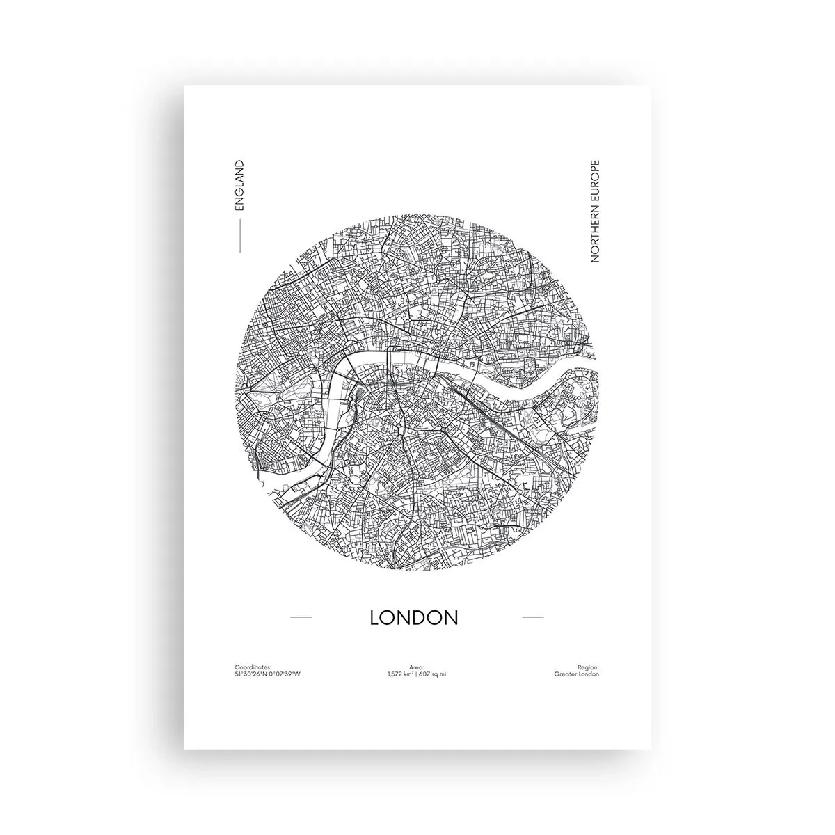 Plakat - Londons anatomi - 70x100 cm