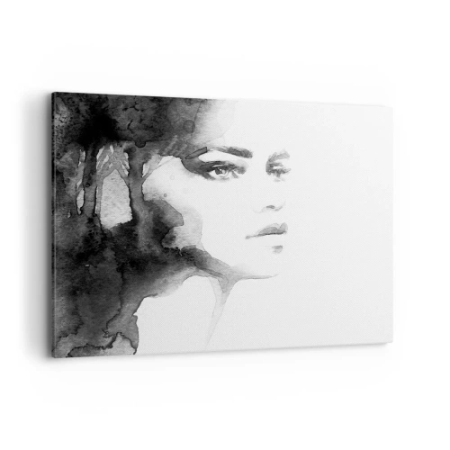 Lærredstryk - Billede på lærred - Lavet af mystik og tåge - 100x70 cm