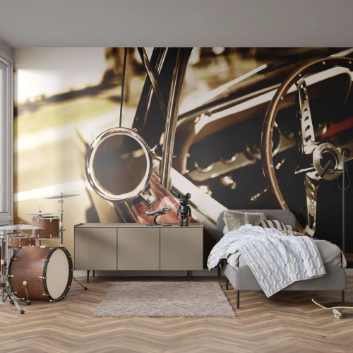 Fototapet Premium Canvas - En bil med sjæl - Bil, Klassisk, Automotive - 500x350 cm