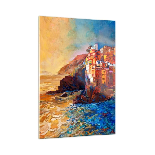 Billede på glas - Italiensk atmosfære - 50x70 cm