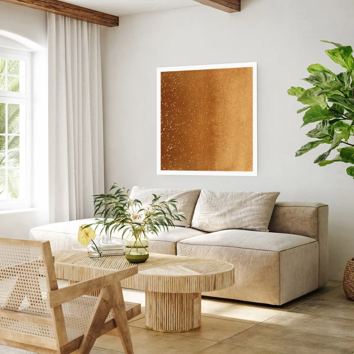 Plakat - Lysets fødsel - 60x60 cm