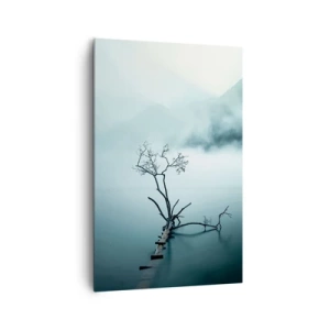 Lærredstryk - Billede på lærred - Ud af vand og tåge - 80x120 cm