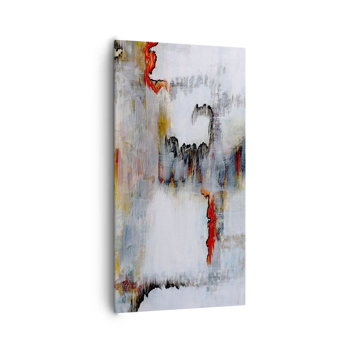 Lærredstryk - Billede på lærred - En pind på vandet - 65x120 cm