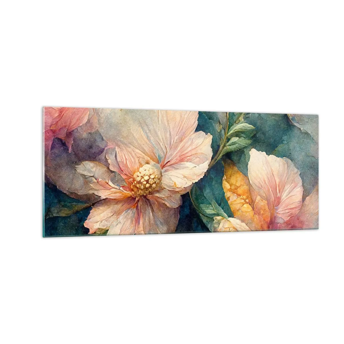 Billede på glas - Subtiliteten selv - 100x40 cm