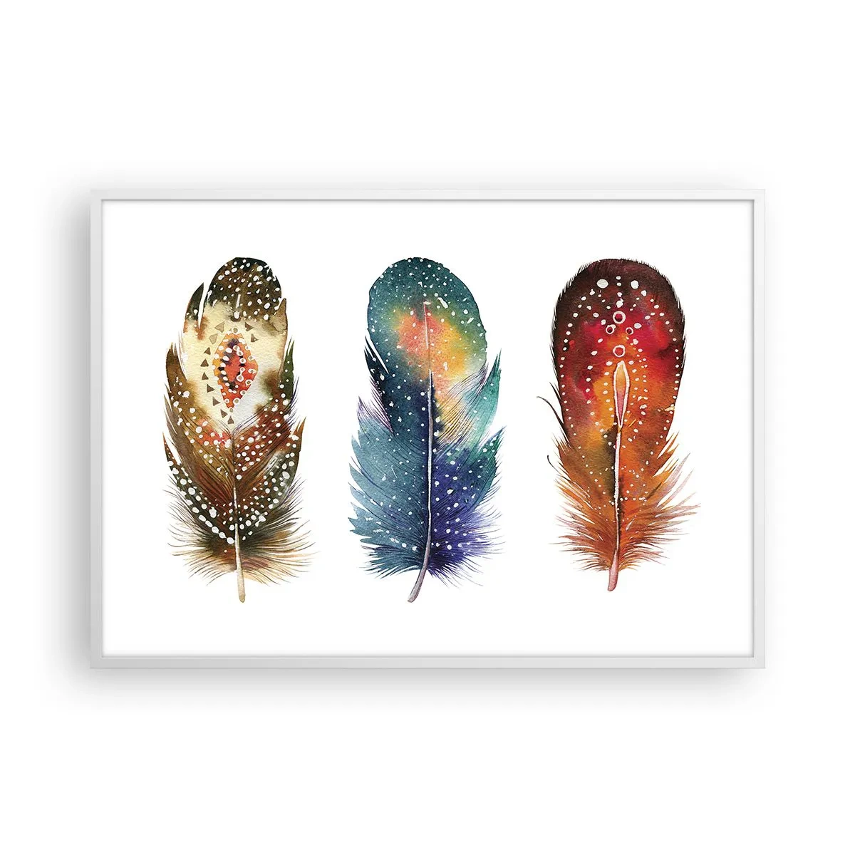 Plakat i hvid ramme - Ritualer, ordinancer, mysterier - 100x70 cm