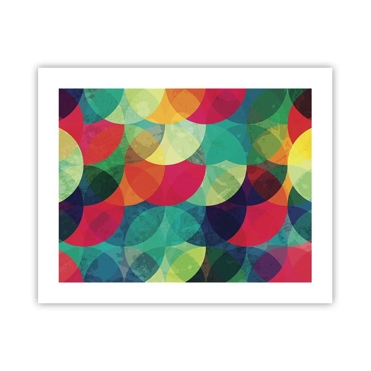 Plakat - Ind i regnbuens opstigning - 50x40 cm