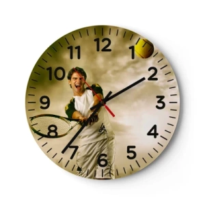 Vægur, Uret - Energi og glæde - 40x40 cm