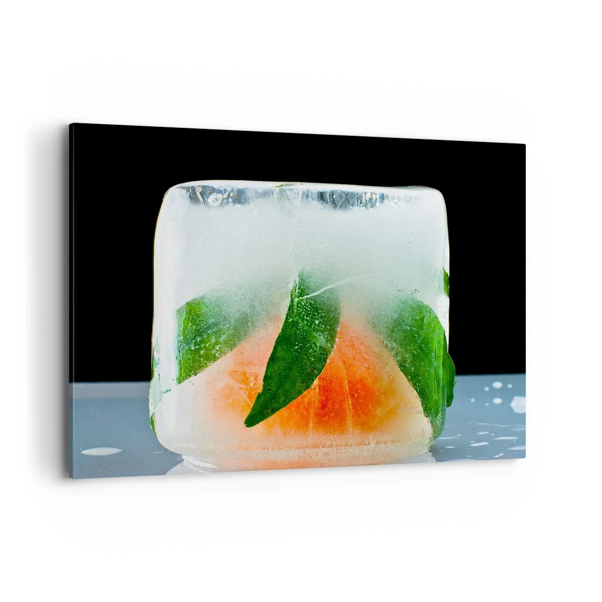 Lærredstryk - Billede på lærred - Frisk og kølig - 100x70 cm