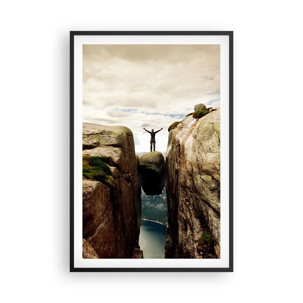 Plakat i sort ramme - Hvordan har jeg det! - 61x91 cm