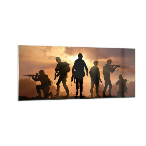 Billede på glas - Brothers in arms - 100x40 cm