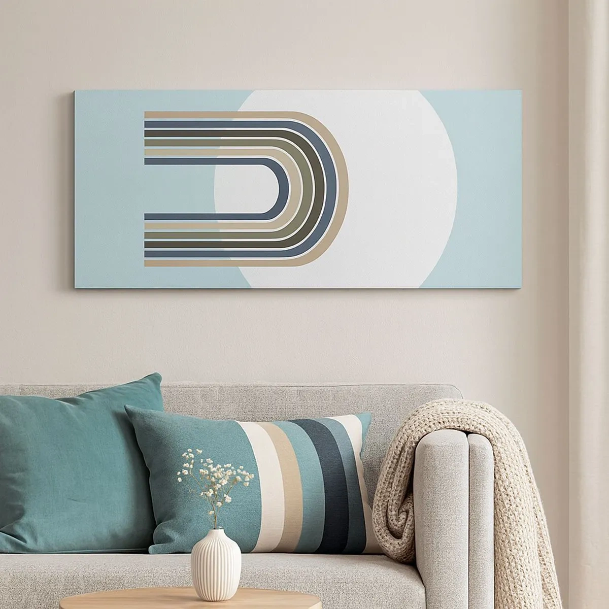 Lærredstryk - Billede på lærred - Uimodståelig tiltrækningskraft - 100x40 cm