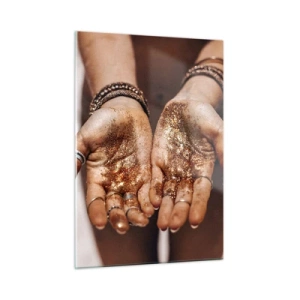 Billede på glas - En gave til dig - 50x70 cm