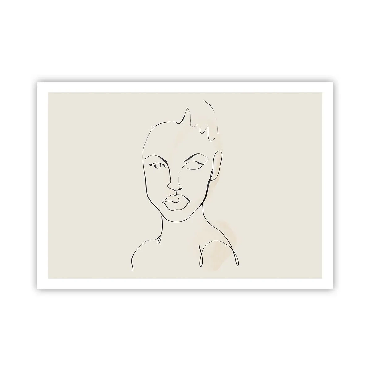 Plakat - Omrids af sensualitet - 100x70 cm