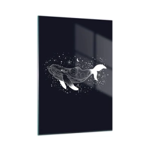 Billede på glas - I universets ocean - 50x70 cm