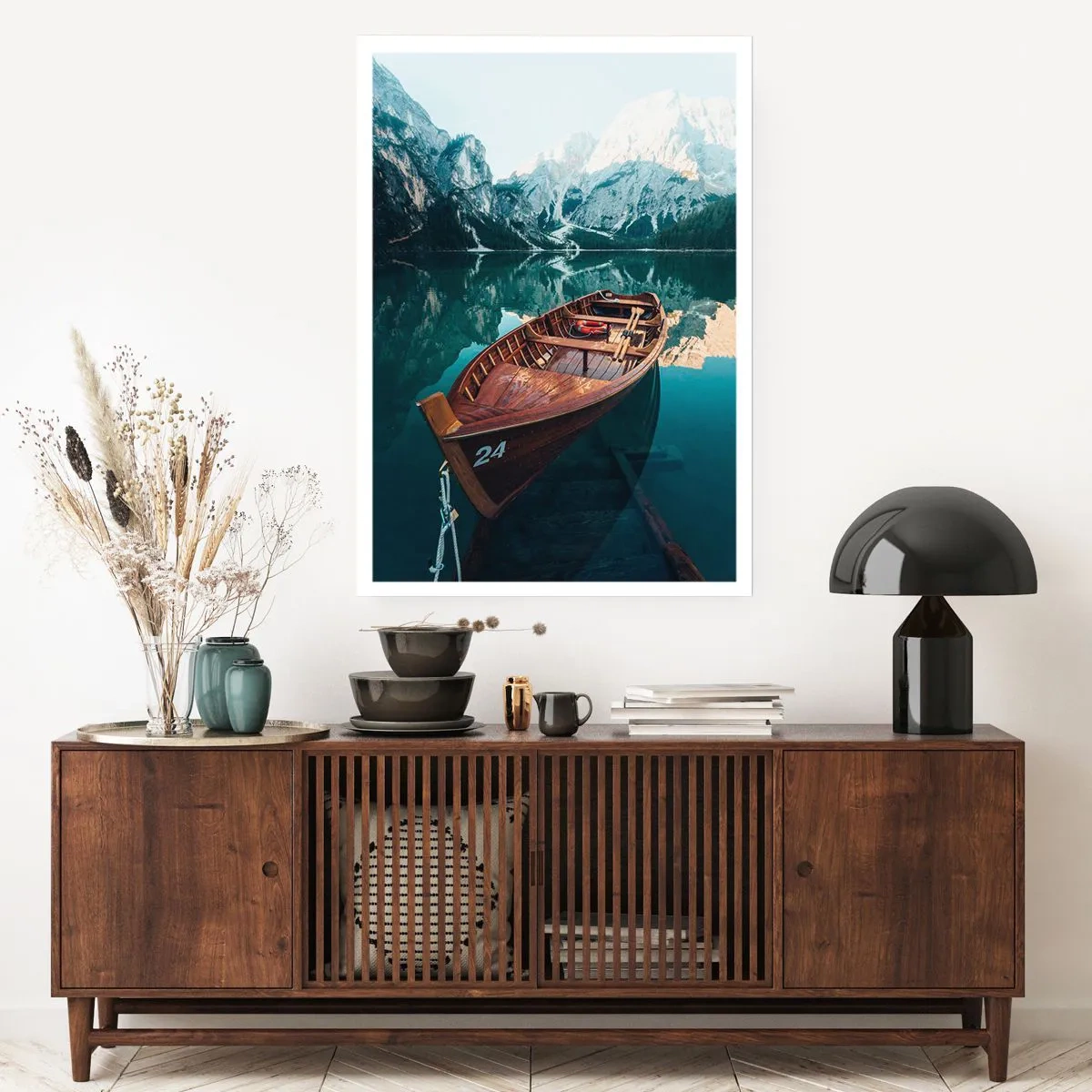 Plakat - Som om det var malet på glas - 70x100 cm