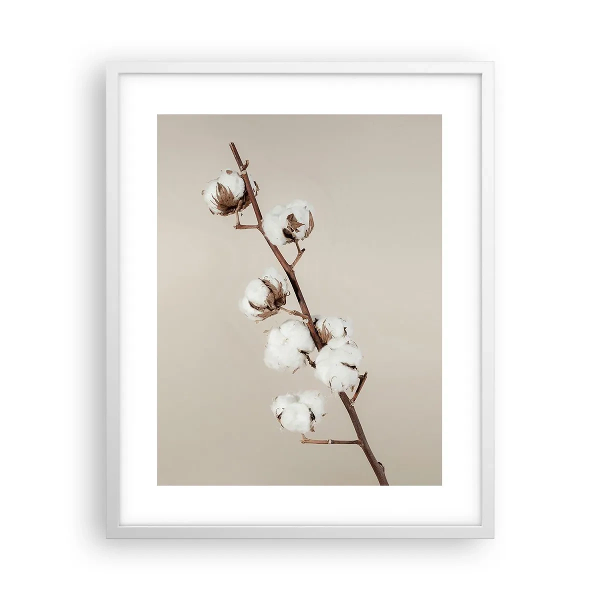 Plakat i hvid ramme - Ved kilden til blødhed - 40x50 cm