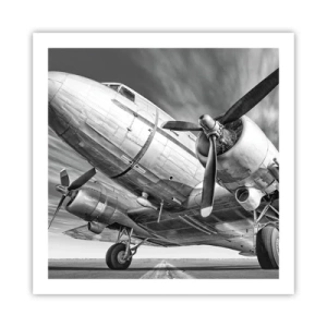 Plakat - Altid klar til at flyve - 60x60 cm