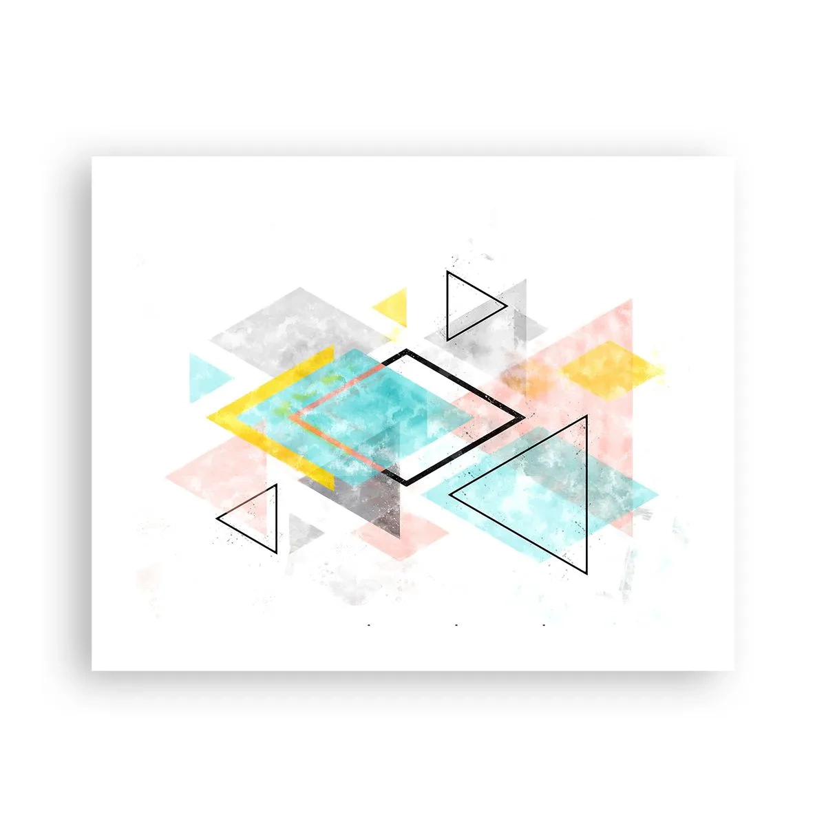 Plakat - Geometrisk leg - 50x40 cm