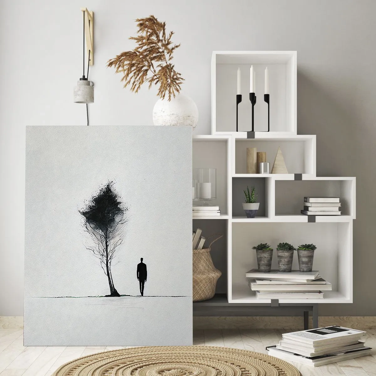 Billede på glas - Vi vandrer alle - 50x70 cm