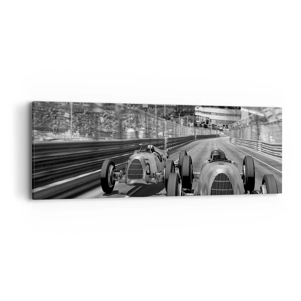 Lærredstryk - Billede på lærred - Der var engang i Monte Carlo - 90x30 cm