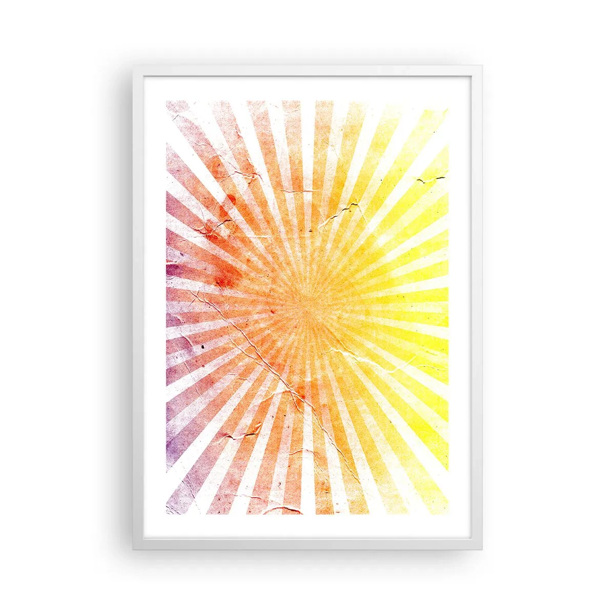 Plakat i hvid ramme - Opgange og nedgange - 50x70 cm