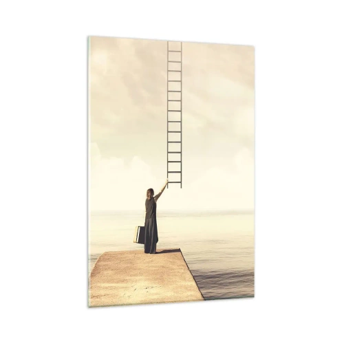 Billede på glas - En magisk rejse - 80x120 cm