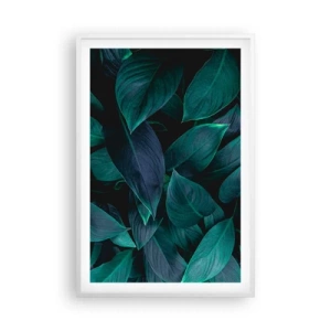 Plakat i hvid ramme - Grønt i sig selv - 61x91 cm