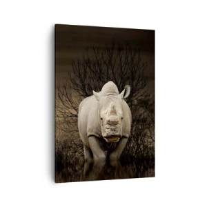 Lærredstryk - Billede på lærred - Hvidt mod naturen - 50x70 cm