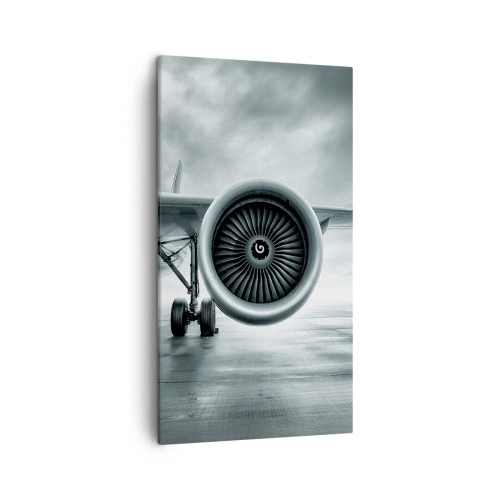 Lærredstryk - Billede på lærred - Der er kraft! - 45x80 cm