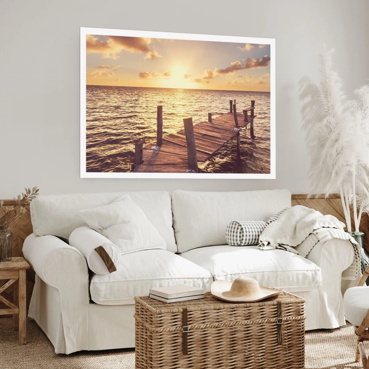 Plakat - Gyldent land af blidhed - 50x40 cm