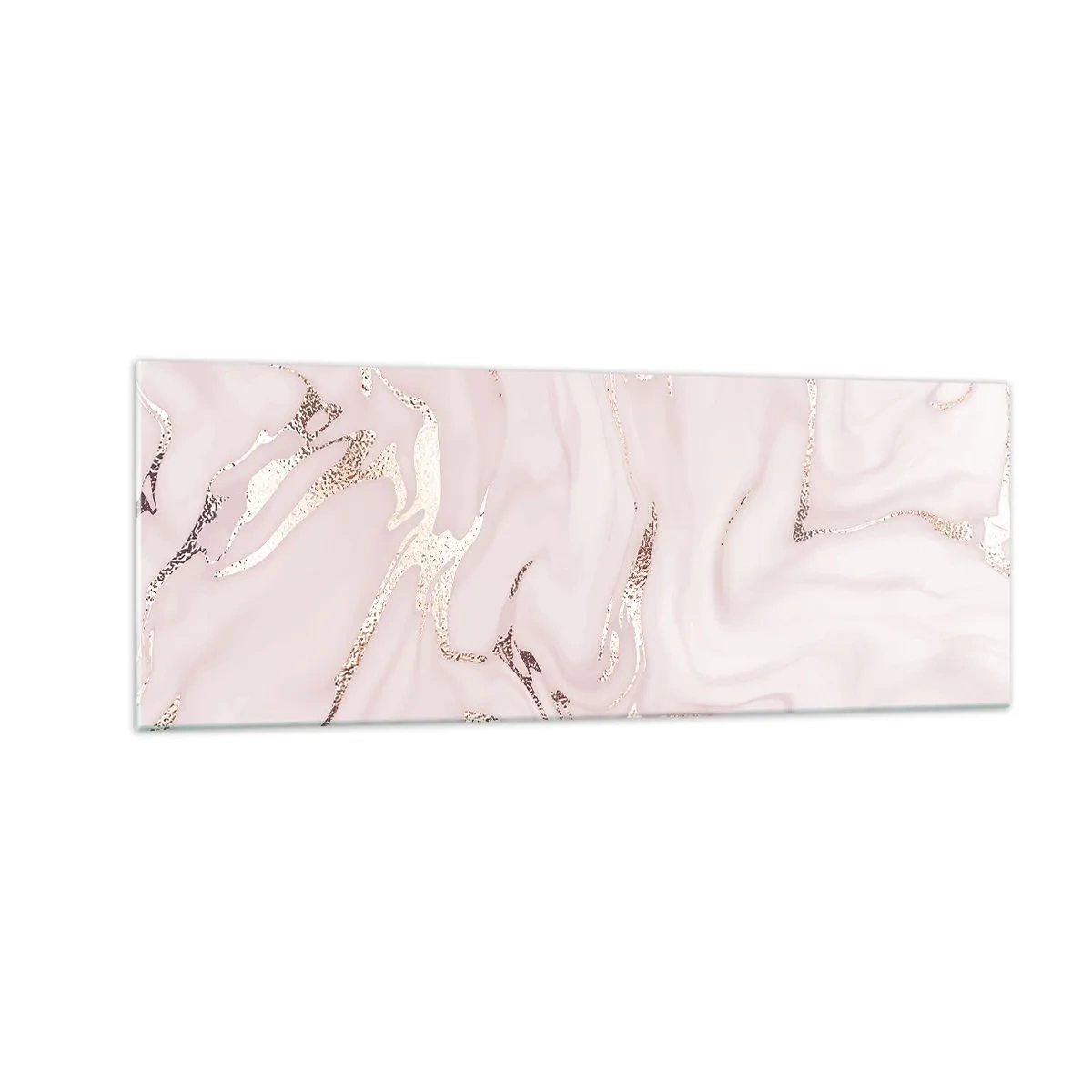 Billede på glas - I et lyserødt tørklæde - 140x50 cm