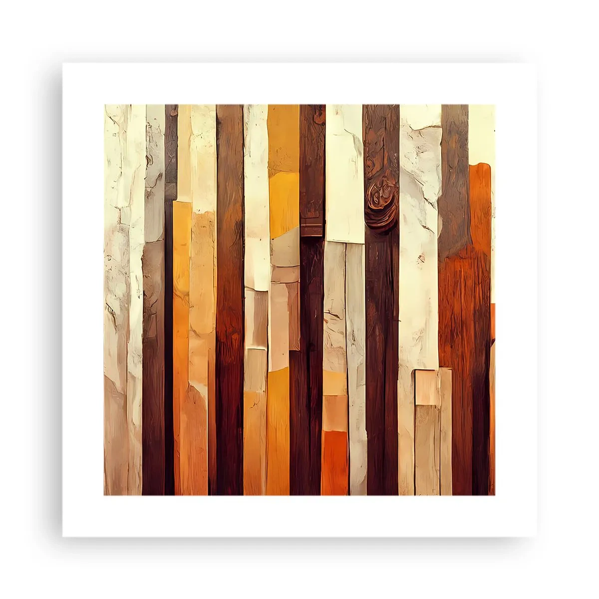 Plakat - Hymne af skovens træer - 40x40 cm