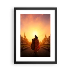 Plakat i sort ramme - I fred for evigt - 30x40 cm