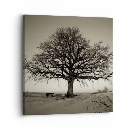 Lærredstryk - Billede på lærred - Herfra og til evigheden - 40x40 cm