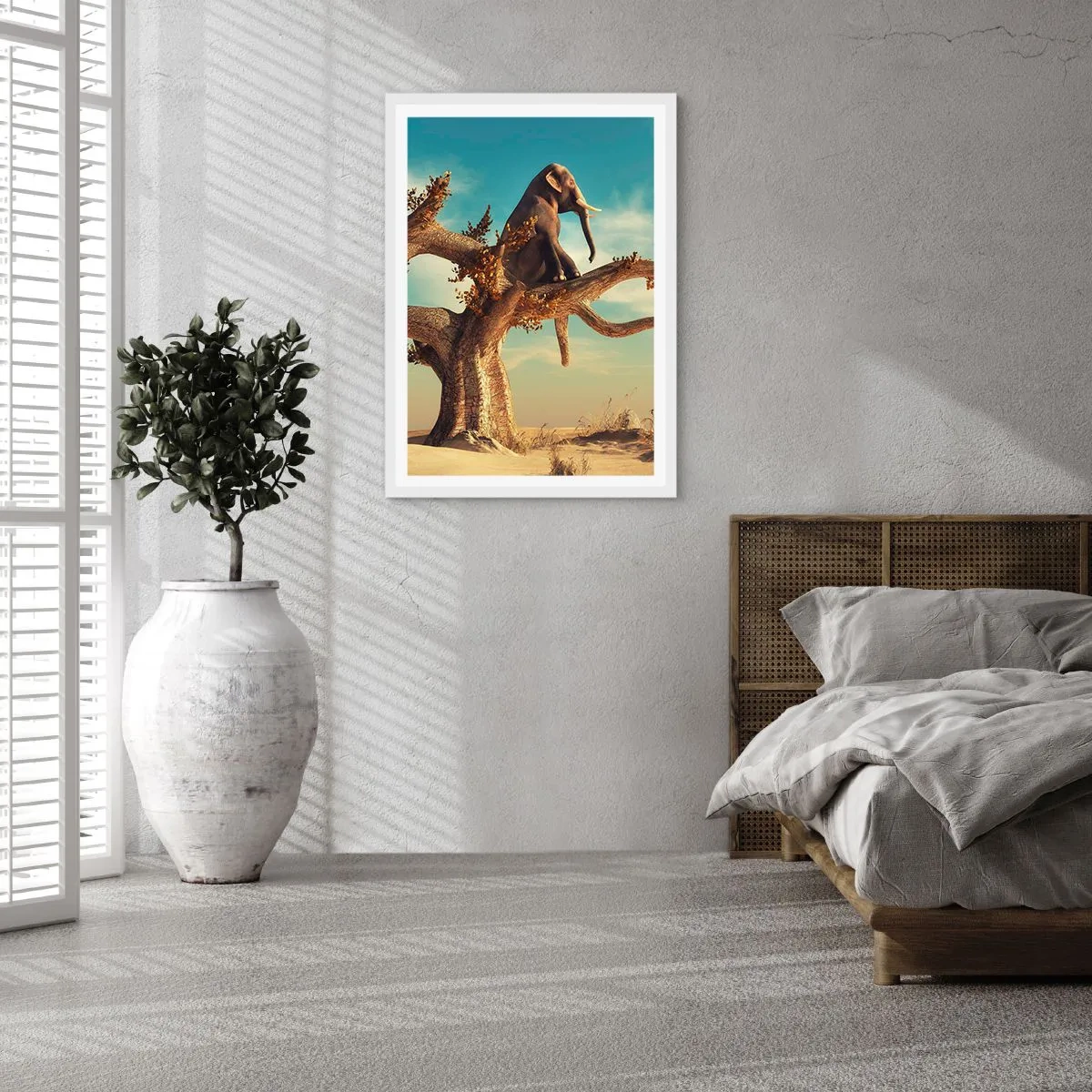 Plakat i hvid ramme - Et nyt synspunkt - 50x70 cm