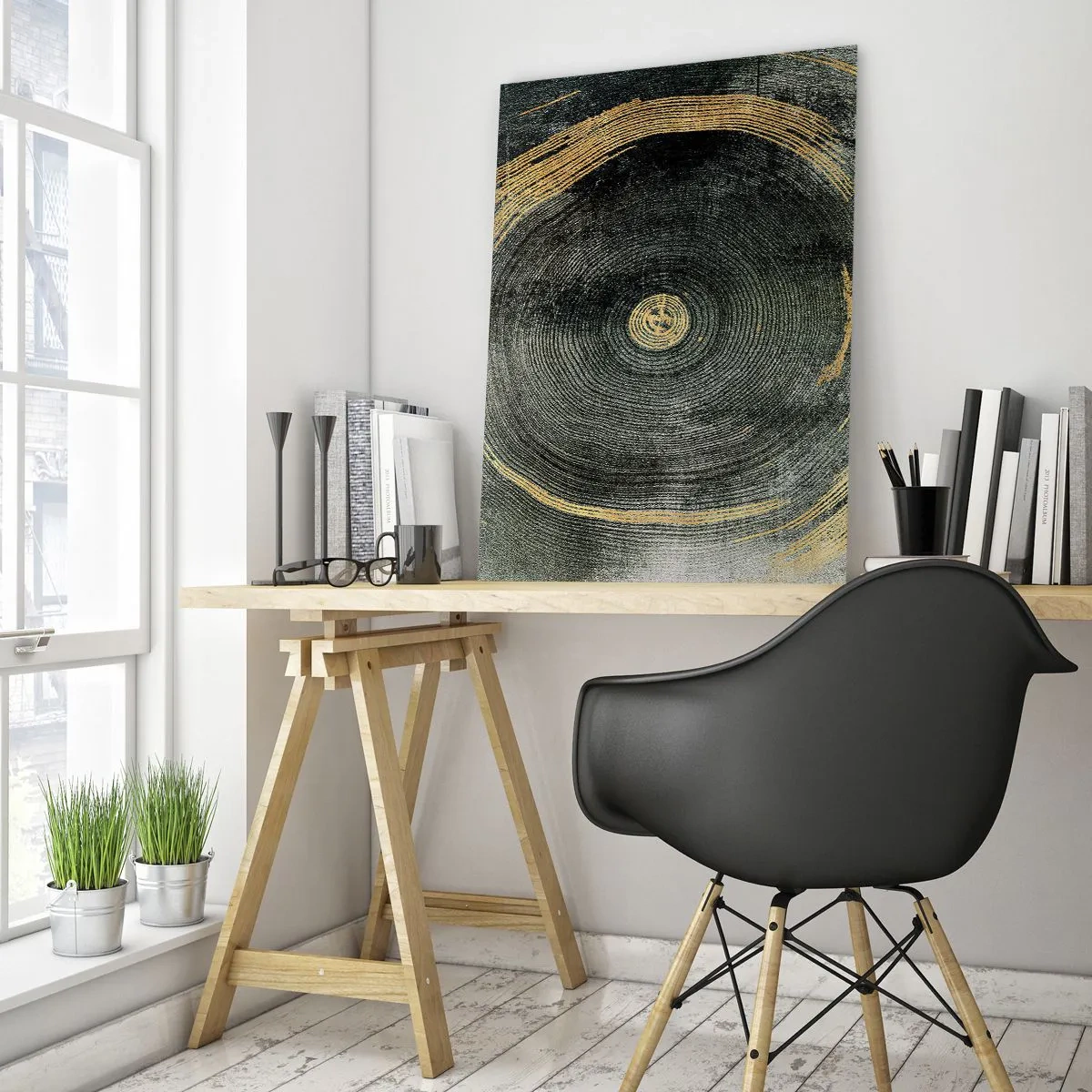Billede på glas - Forandring og varighed - 50x70 cm