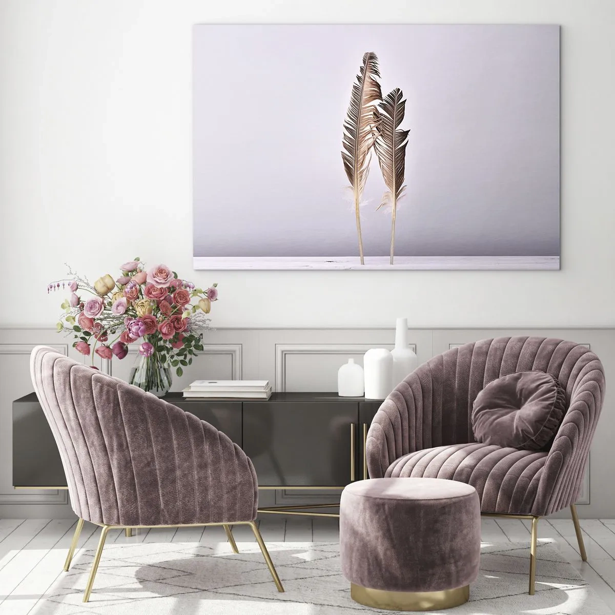 Billede på glas - Mod intetheden - 120x80 cm