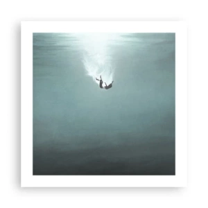 Plakat - I havets favntag - 50x50 cm