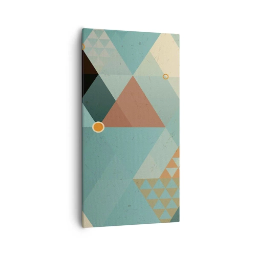 Lærredstryk - Billede på lærred - Enhed af mangfoldighed, mangfoldighed af enhed - 55x100 cm