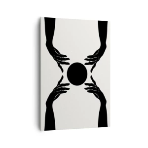 Lærredstryk - Billede på lærred - Et hemmeligt tegn - 70x100 cm