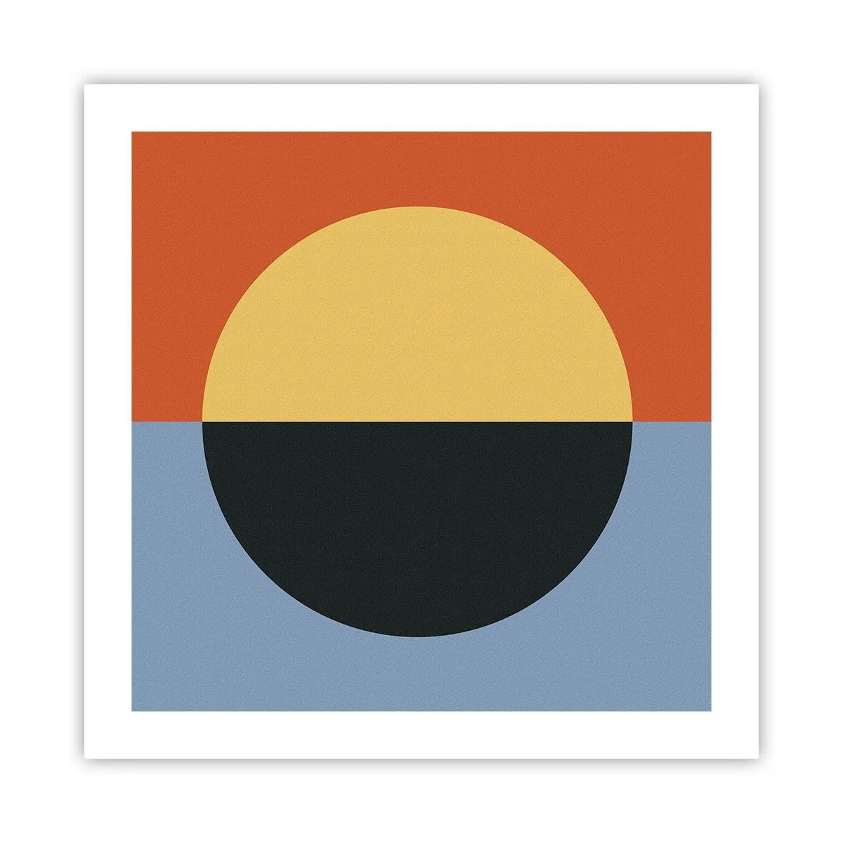 Plakat - En sammensætning af varme og kølighed - 50x50 cm