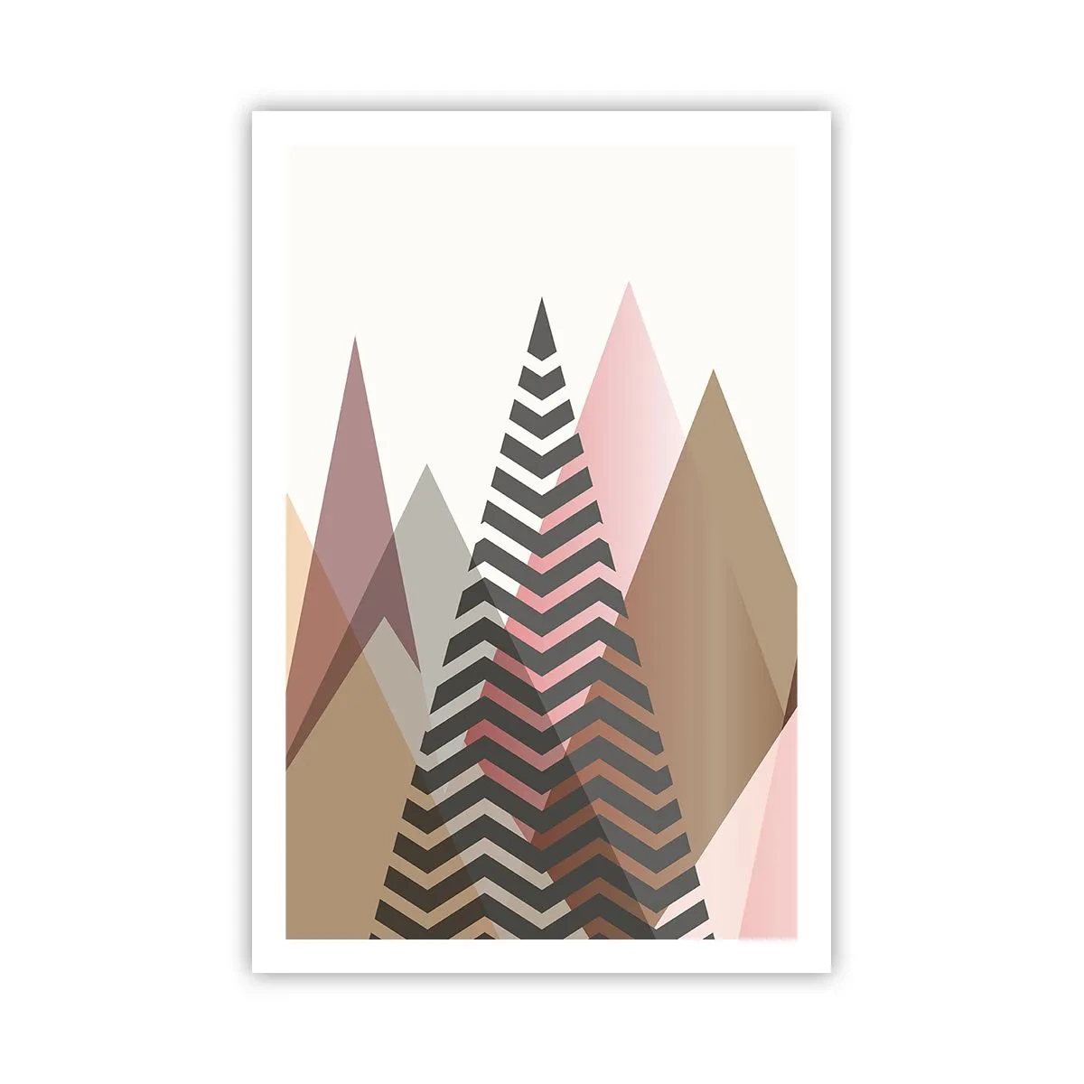 Plakat - Pyramide udsigt - 61x91 cm