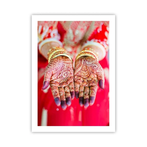 Plakat - Klar til at fange lykken - 50x70 cm