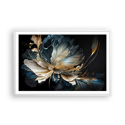 Plakat i hvid ramme - Eventyrlig bregneblomst - 91x61 cm