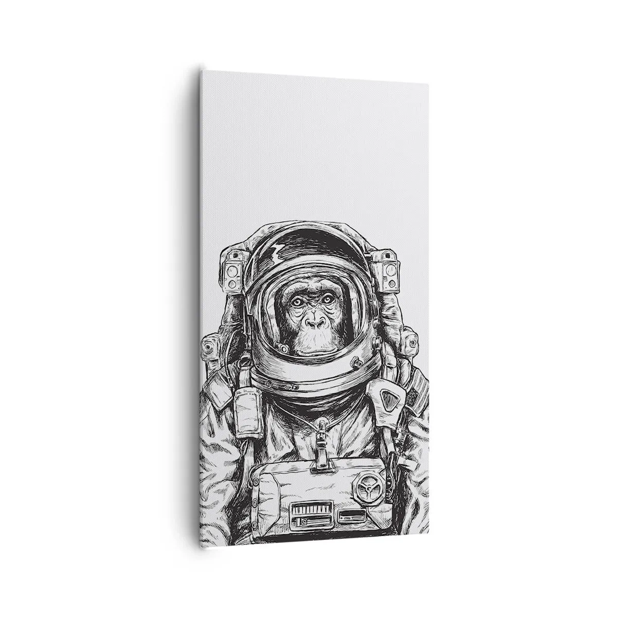 Lærredstryk - Billede på lærred - Alternativ evolution - 65x120 cm