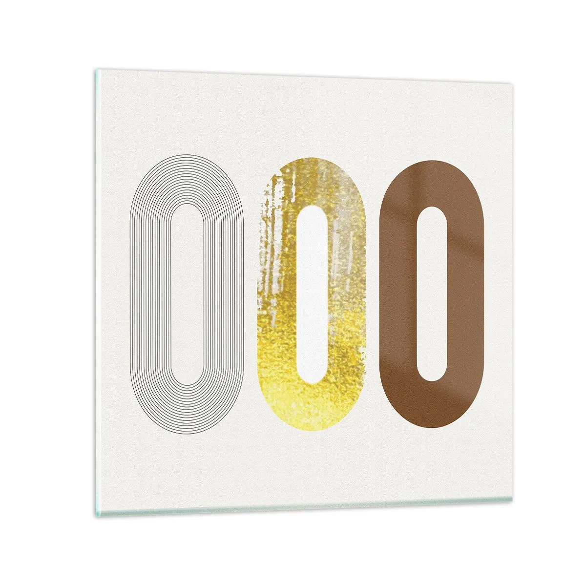 Billede på glas - Åhhh! - 30x30 cm